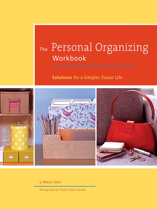 Title details for The Personal Organizing Workbook by Meryl Starr - Available